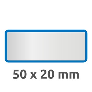 Avery Zweckform 6914 - Inventar-Etiketten, 50 x 20 mm, blau