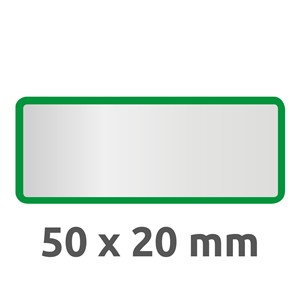 Avery Zweckform 6916 - Inventar-Etiketten, 50 x 20 mm, grün