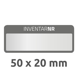 Avery Zweckform 6920 - Inventar-Etiketten, 50 x 20 mm, schwarz