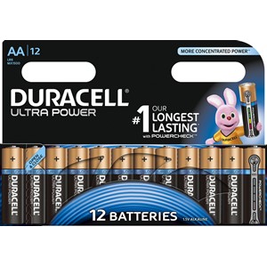 Duracell DUR004030 - Ultra Power Batterien, AA, 12er Pack