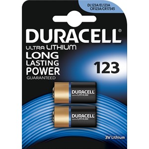 Duracell DUR020320 - Ultra Photo-Batterie  123, 2er Pack