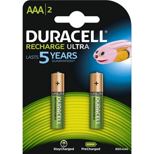 Duracell DUR203815 - StayCharged NiMH Accu AAA 800 mAH 2er Pack