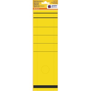 Avery Zweckform L4814-10 - Einzel-Ordner-Etiketten, 297 x 61 mm, gelb
