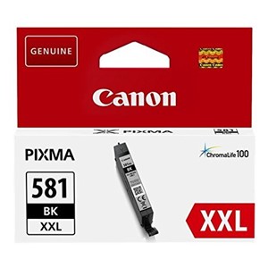 Canon 1998C001 - CLI-581XXLBK, Tintenpatrone, schwarz, extra hohe Füllmenge