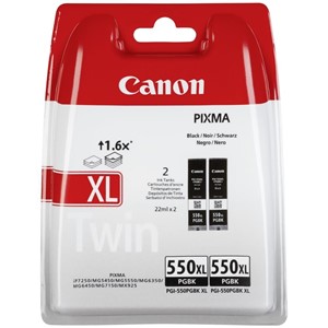 Canon 6431B005 - PGI-550XLPGBK-Twin, Doppelpack, schwarz