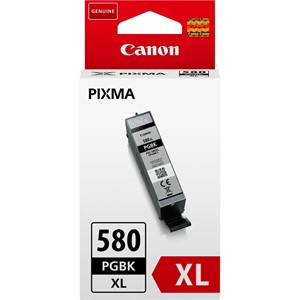 Canon 2024C001 - PGI-580XLPGBK, Tintenpatrone, schwarz, hohe Füllmenge