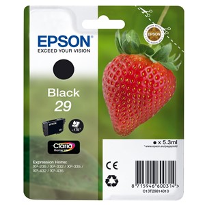 Epson C13T29814010 - 29 Tintenpatrone, schwarz