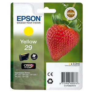 Epson C13T29844012 - 29 Tintenpatrone, yellow