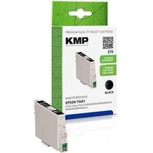 KMP 1004,4001 - Tintenpatrone, schwarz, kompatibel zu Epson T0481