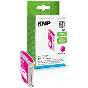 KMP 1029,4376 - Tintenpatrone, magenta, kompatibel zu HP C4837AE, HP11