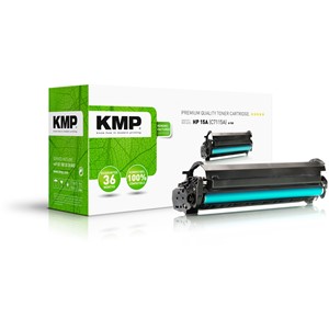 KMP 1105,0000 - Tonerkassette, schwarz, kompatibel zu HP C7115A