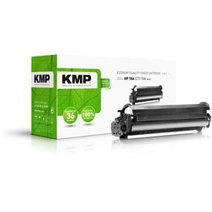 KMP 1105,4000 - Economy Tonerkassette, schwarz, kompatibel zu HP C7115A