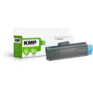 KMP 1195,0003 - Tonerkassette, cyan, kompatibel zu OKI 42127407