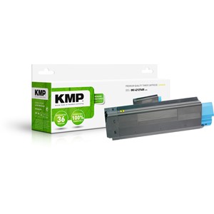 KMP 1195,0009 - Tonerkassette, yellow, kompatibel zu OKI 42127405