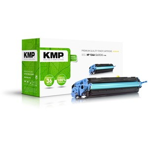 KMP 1203,0009 - Tonerkassette, yellow, kompatibel zu HP Q6002A