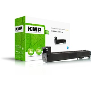 KMP 1224,0003 - Tonerkassette, cyan, kompatibel zu HP 824A (CB381A)