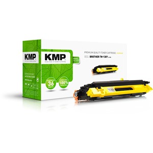 KMP 1241,0009 - Tonerkassette, yellow, kompatibel zu Brother TN-130Y