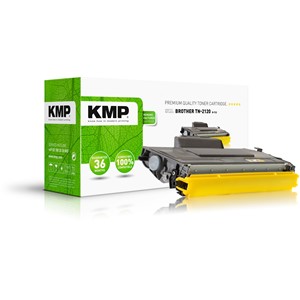 KMP 1253,5000 - Tonerkassette, schwarz, kompatibel zu Brother TN-2120X