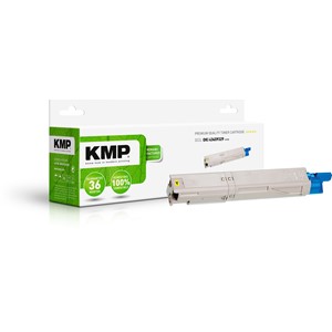 KMP 1320,0009 - Tonerkassette, yellow, kompatibel zu OKI 43459329