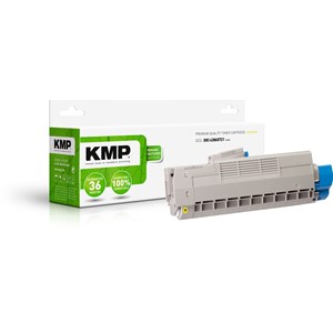 KMP 1325,0009 - Tonerkit, yellow, kompatibel zu Oki 43865721