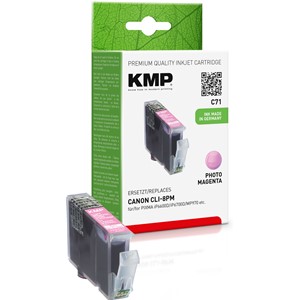 KMP 1505,0046 - Tintenpatrone mit Chip, light magenta, kompatibel zu Canon CLI-8PM
