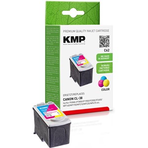 KMP 1507,4030 - Tintenpatrone, color, kompatibel zu Canon CL-38