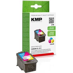KMP 1512,4030 - Tintenpatrone, color, kompatibel zu Canon CL-511