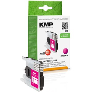 KMP 1524,0006 - Tintenpatrone, magenta, kompatibel zu Brother LC-1240M