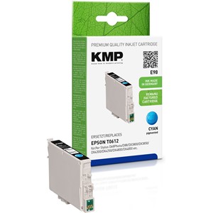 KMP 1603,4003 - Tintenpatrone, cyan, kompatibel zu Epson T0612