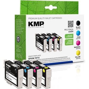 KMP 1607,4005 - Tintenpatronenset, kompatibel zu Epson T0711-T0714