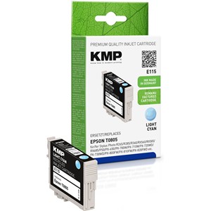 KMP 1608,4043 - Tintenpatrone, light cyan, kompatibel zu Epson T0805