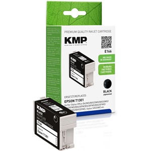 KMP 1618,4001 - Tintenpatrone, schwarz, kompatibel zu Epson T1301