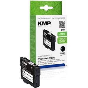 KMP 1621,4001 - Tintenpatrone, schwarz, kompatibel zu Epson 16XL T1631