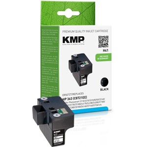 KMP 1700,LC01 - Tintenpatrone schwarz, kompatibel zu HP 363 (C8721E)