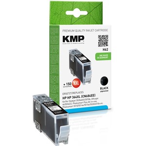 KMP 1712,0001 - Tintenpatrone, black, mit Chip, kompatibel zu HP CB321EE HP 364XL