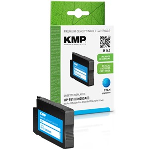 KMP 1723,4803 - Tintenpatrone, cyan, kompatibel zu HP 951 (CN050AE)