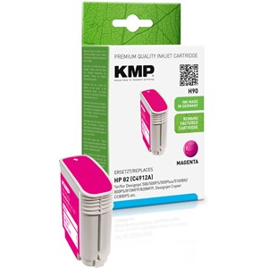 KMP 1730,0006 - Tintenpatrone, magenta, kompatibel zu HP 82 (C4912A)