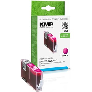 KMP 1744,0006 - Tintenpatrone, magenta, kompatibel zu 935XL (C2P25AE)