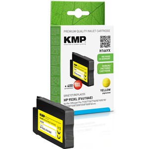 KMP 1748,4009 - Tintenpatrone, gelb, kompatibel zu HP 953XL (F6U18AE)