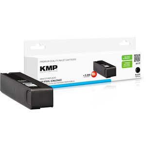 KMP 1902,4001 - Tintenpatrone, schwarz, kompatibel zu HP 970XL (CN625AE)