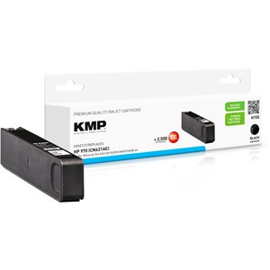 KMP 1902,4801 - Tintenpatrone, schwarz, kompatibel zu HP 970 (CN621AE)