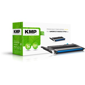 KMP 3528,0003 - Tonerkartusche, cyan, kompatibel zu Samsung C404C (CLTC404SELS, ST966A)