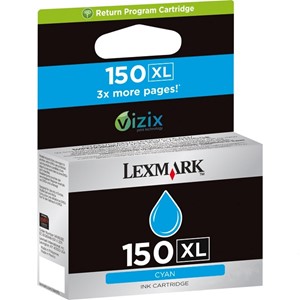 Lexmark 14N1615E - 150XL Tintenpatrone, cyan