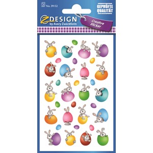 Z-Design 39152 - Papier Sticker HasenEi