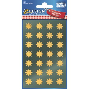 Z-Design 52803 - Sticker Glanzfolie Sterne gold