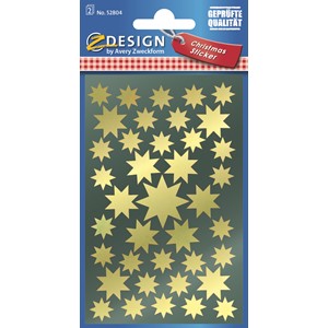 Z-Design 52804 - Sticker Glanzfolie Sterne gold