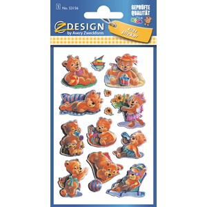 Z-Design 53156 - 3D Sticker Bärchen