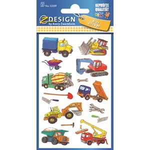 Z-Design 53209 - Papier Sticker Baustelle
