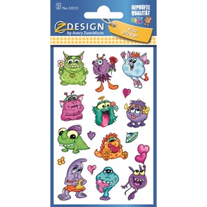 Z-Design 53212 - Papier Sticker Monster