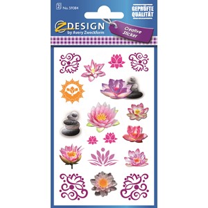 Z-Design 54384 - Papier Sticker Lotus